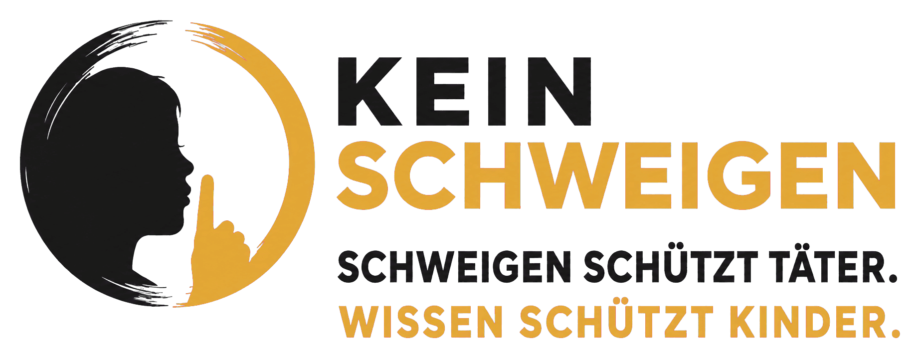 Kein Schweigen – Schweigen schützt Täter. Wissen schützt Kinder.